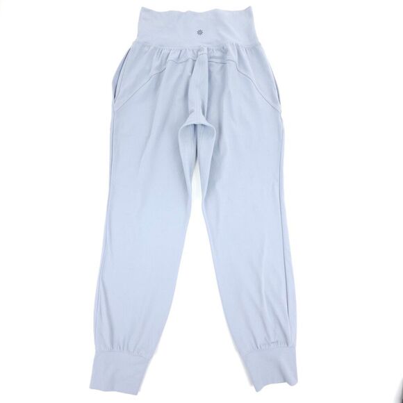 ATHLETA Salutation High Rise Jogger Athleisure Crop Pants Blue Star Lounge XSP - Picture 5 of 10